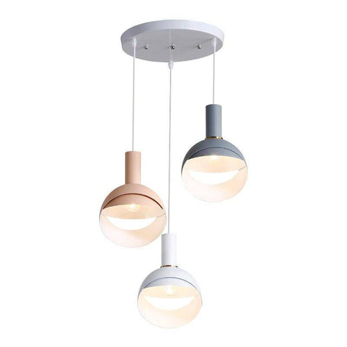 Suspension design boule ouverte coloré à LED Circle - vue 11 sur 15