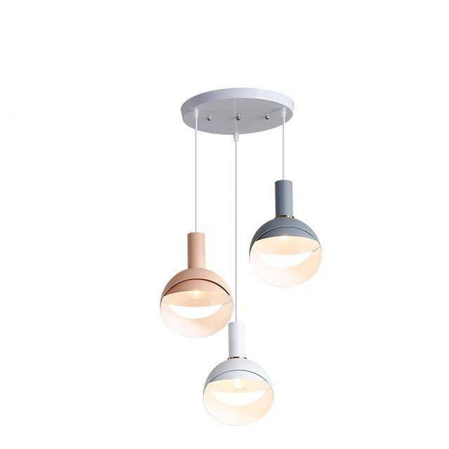 Suspension design boule ouverte coloré à LED Circle - vue 15 sur 15