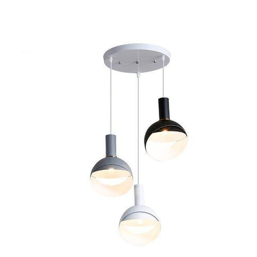 Suspension design boule ouverte coloré à LED Circle - vue 14 sur 15