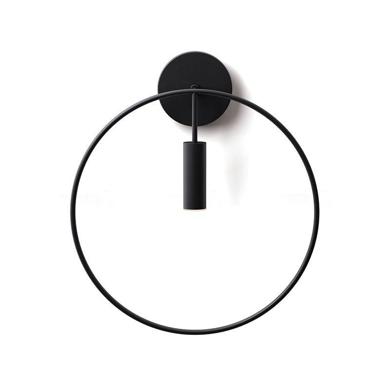 Applique murale design à spot et rond en métal Line - vue 5 sur 6