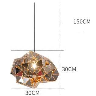 Suspension design plusieurs formes de petits triangles Sparks - vue 11 sur 10