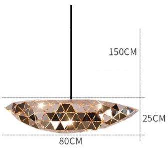 Suspension design plusieurs formes de petits triangles Sparks - vue 7 sur 10