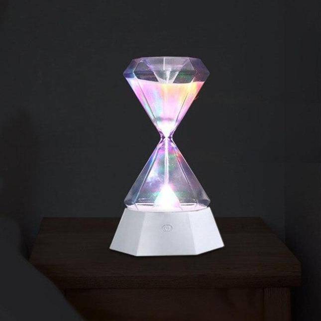 Lampe à poser design en sablier de verre Hourglass - vue 5 sur 6