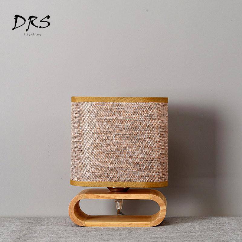 Lampe de chevet en bois avec abat-jour Wedding - vue 5 sur 7