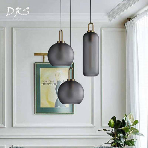 Suspension design boule en verre Room - vue 3 sur 16