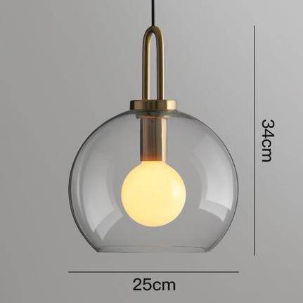 Suspension design boule en verre Room - vue 15 sur 16