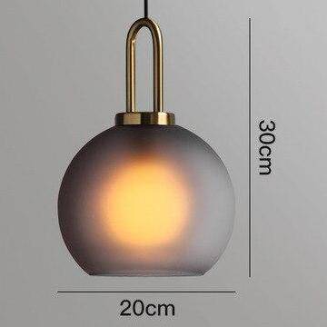 Suspension design boule en verre Room - vue 3 sur 16
