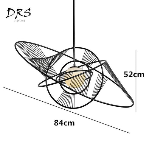 Lustre design cercles imbriqués Deco