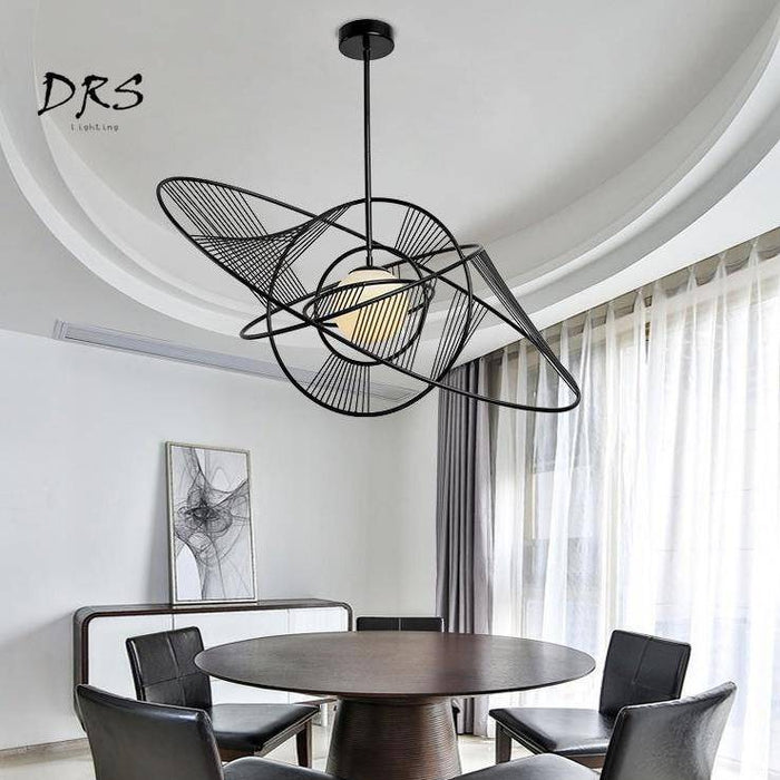 Lustre design cercles imbriqués Deco