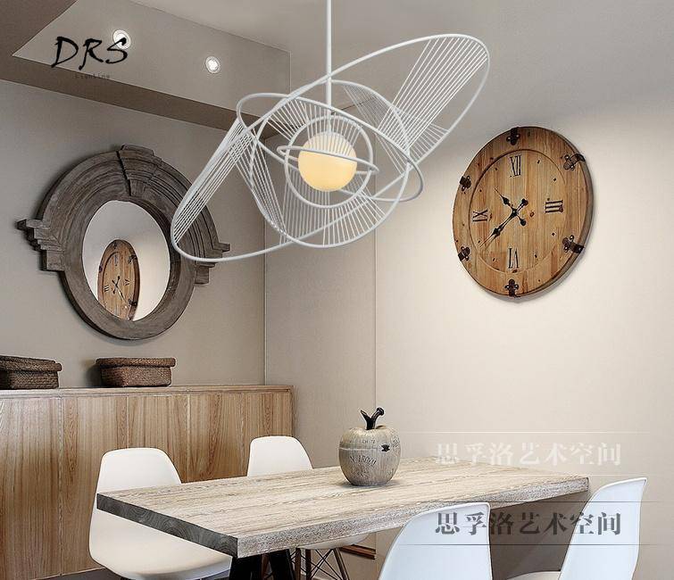 Lustre design cercles imbriqués Deco - vue 6 sur 6