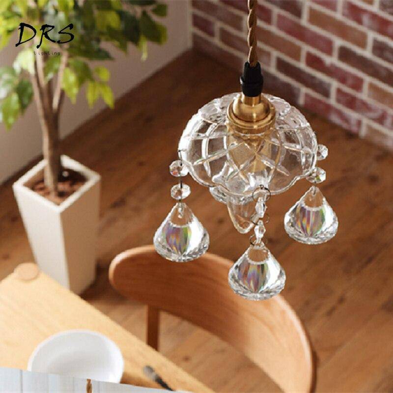 Suspension doré en cristal French