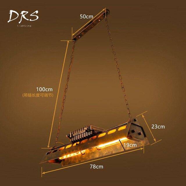 Suspension retro style industriel Loft
