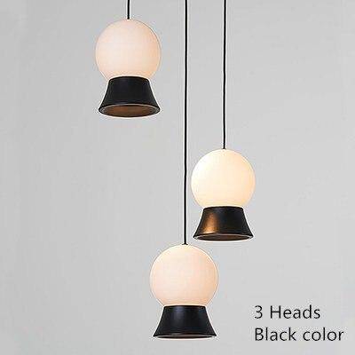Suspension et lustre design à LED avec boule en verre et support dorée - vue 5 sur 14