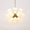 Suspension design LED en verre coloré Glass