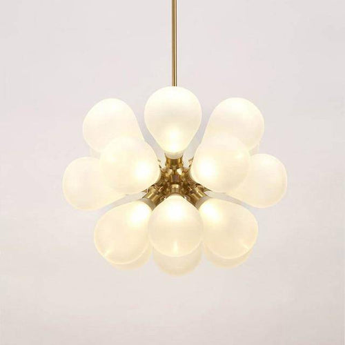 Suspension design LED en verre coloré Glass