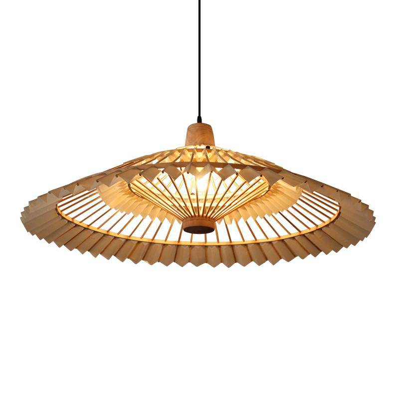 Suspension design conique en bambou Chinese - vue 3 sur 3