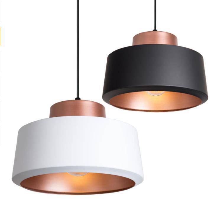 Suspension ronde en aluminium Shade (noir ou blanc) - vue 3 sur 7