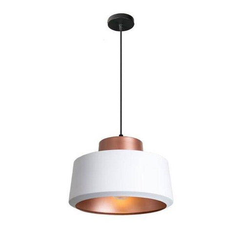 Suspension ronde en aluminium Shade (noir ou blanc)