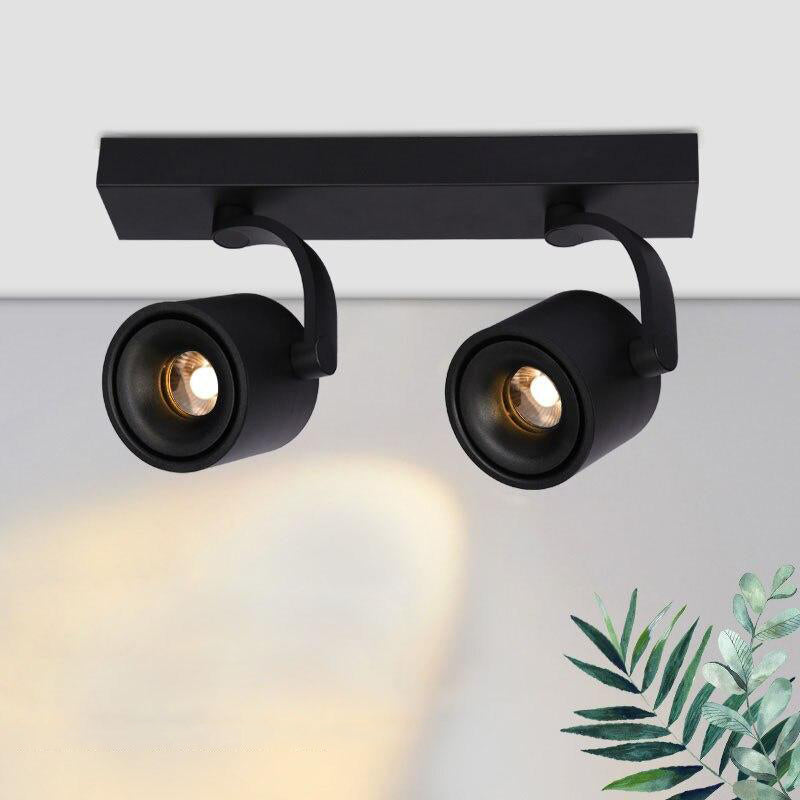 Spot moderne LED double conique avec corps rotatif Royer - vue 3 sur 4