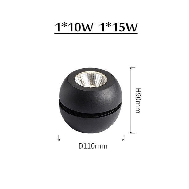 Spot moderne LED intensité d'éclairage réglable dimmable Babi - vue 7 sur 8
