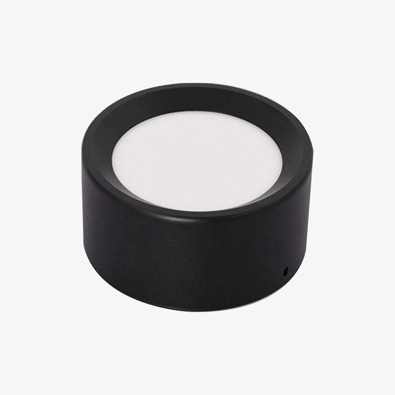 Spot rond à LED avec finitions modernes en aluminium
