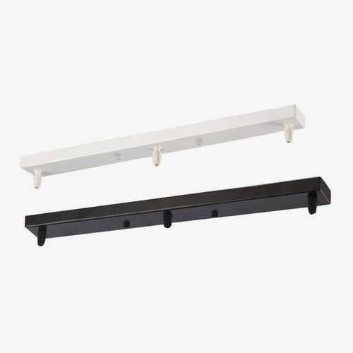 Support socle long suspension jusqu'à 5 trous (noir ou blanc)
