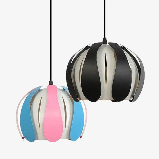 Suspension à LED avec abat-jour coloré Ronah - vue 2 sur 14