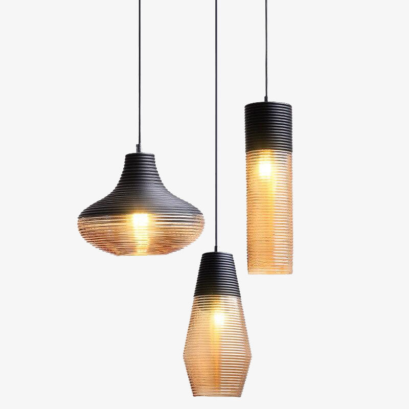 Suspension à LED moderne en verre Dolce - vue 2 sur 8