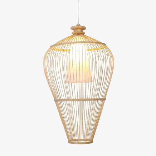 Suspension cage en bambou Simple