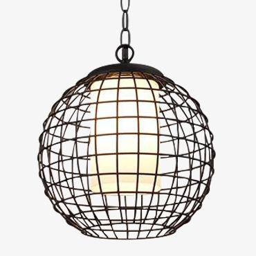 Suspension cage en forme de boule Ball