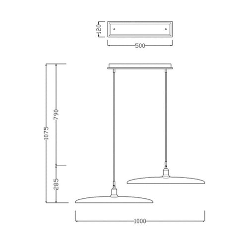 Suspension design à LED avec abat-jours en bois style Nordic - vue 18 sur 20