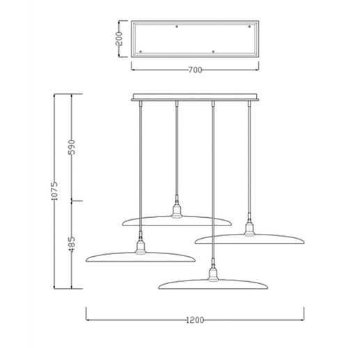 Suspension design à LED avec abat-jours en bois style Nordic - vue 20 sur 20
