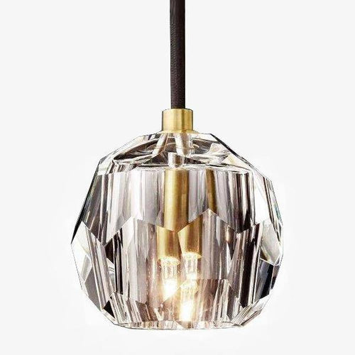 Suspension design boule de cristal moderne Luxury