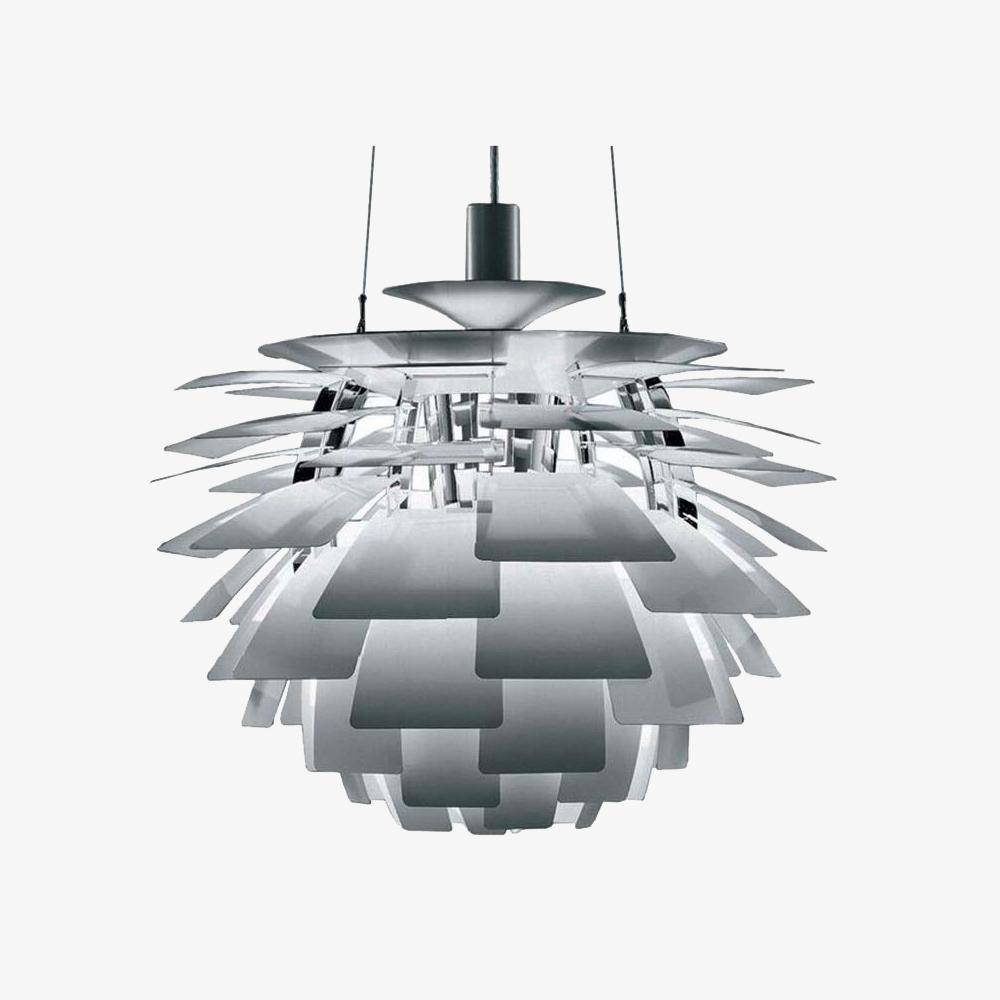 Suspension design en aluminium en forme de fleur Nordic