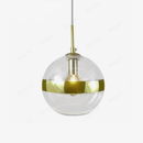 Suspension design LED boule en verre style Hang