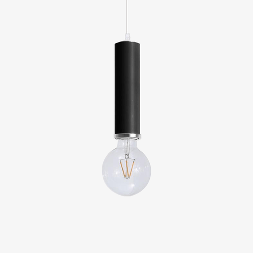 Suspension design LED en tube de couleur