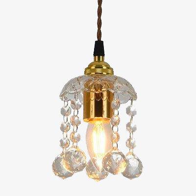 Suspension doré en cristal French