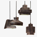 Suspension industriel en céramique Loft