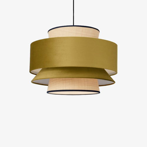 Suspension moderne avec abat-jour multiple en tissus Bria - vue 5 sur 5