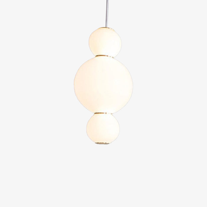 Suspension moderne LED avec perles lumineuses Julene - vue 2 sur 15