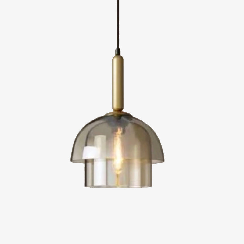 Suspension moderne LED plusieurs abat-jour arrondis Aymar - vue 8 sur 9