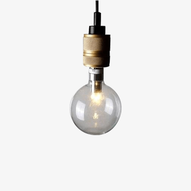 Suspension rétro LED avec ampoules Edison style Coffee - vue 2 sur 6