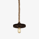 Suspension retro LED en métal et ampoule Edison
