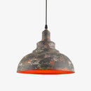 Suspension rustique style cuivre industriel vieilli