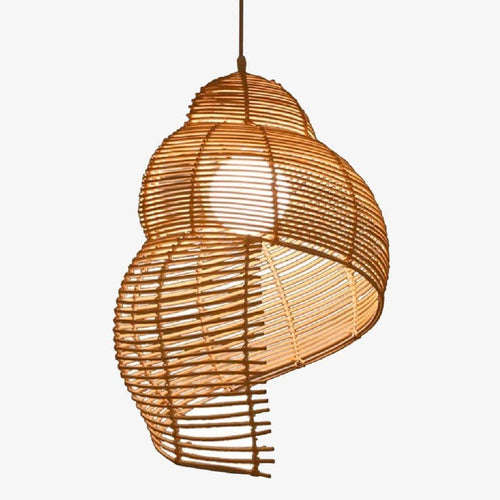 Suspension spirale en bois Asian - vue 2 sur 8