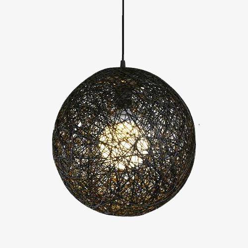 Suspension boule papier Wicker