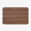 Tapis de bain rectangulaire coloré en microfibres Absory