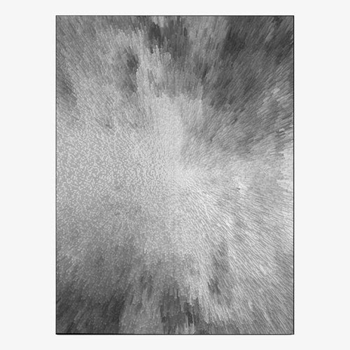 Tapis rectangle tons de gris moderne Powder