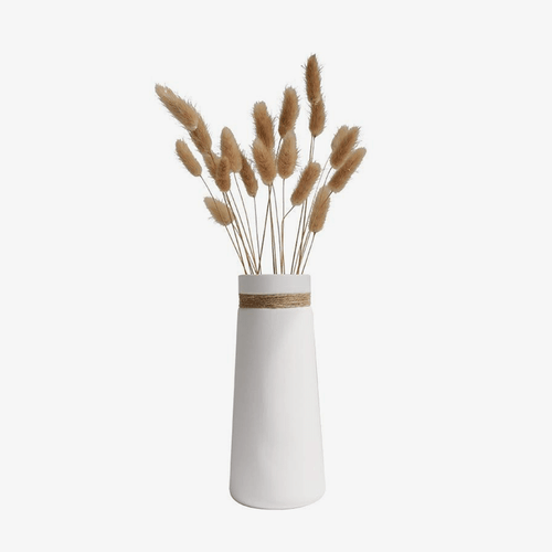 Vase moderne en céramique blanc style Japan Artist